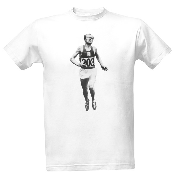 Tričko s potiskem Emil Zátopek