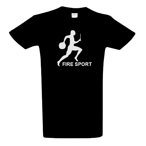 Tričko s potiskem Fire sport 