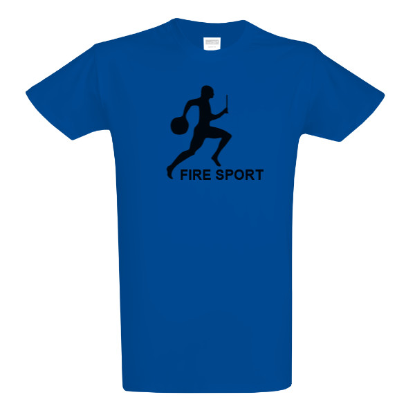Tričko s potiskem Fire sport 
