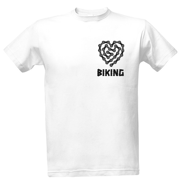 Tričko s potiskem Love biking