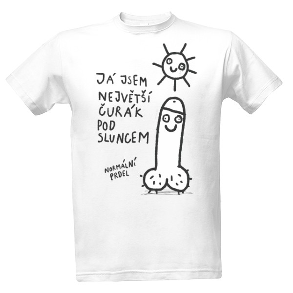 Tričko s potiskem Jsem největší ptáček pod sluncem