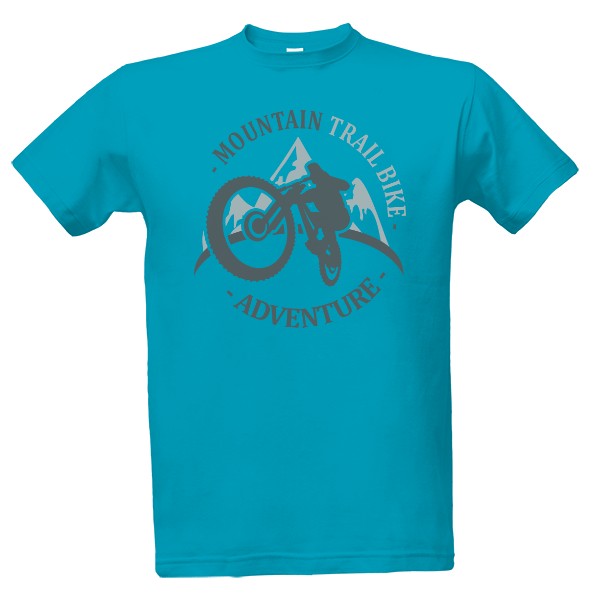 Tričko s potiskem Trail bike adventure